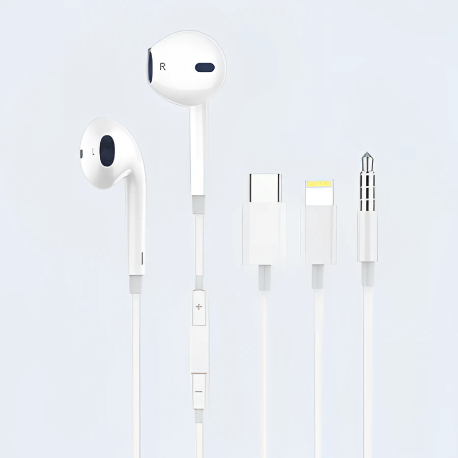 立体声数字音频耳机有线高清通话游戏通用入耳式带麦线控零延迟