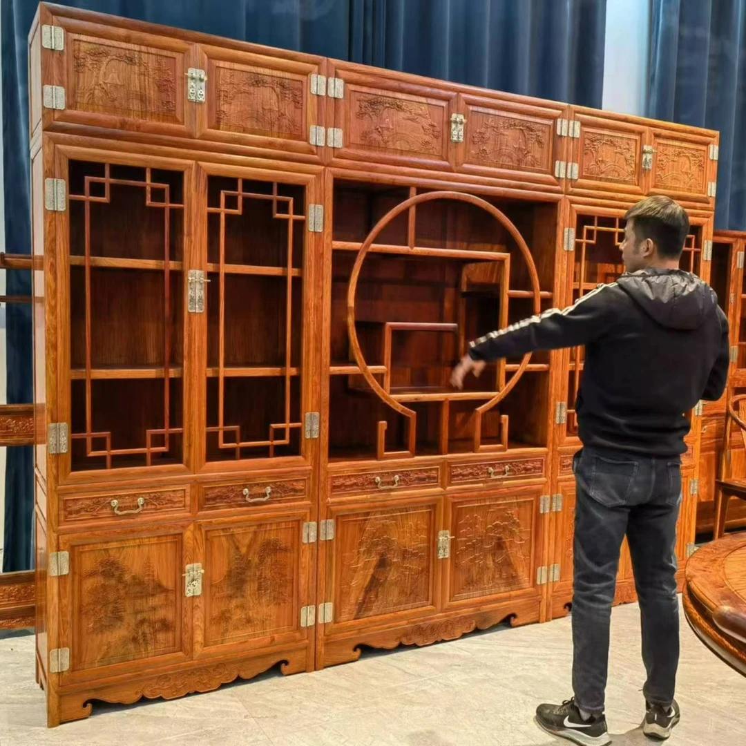 缅花办公顶箱书柜三件套，属于您的霸气