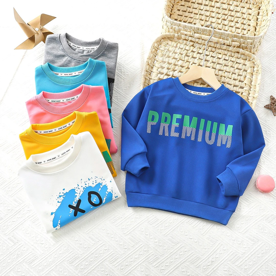 男童卫衣秋装2022新款帅气炸街休闲女童春秋儿童长袖上衣潮