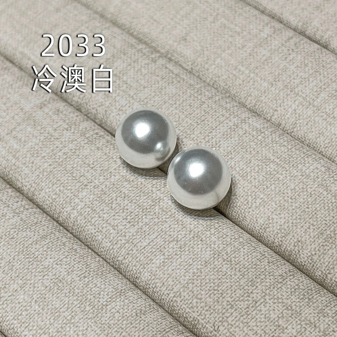 非金属仿珍珠耳饰 施家华子珠成品轻奢时尚C耳钉