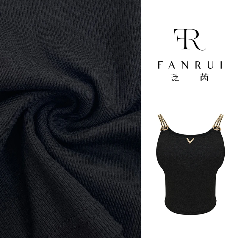 【泛芮】原创设计师小众百搭打底衫女修身内搭显瘦无袖吊带女B9337