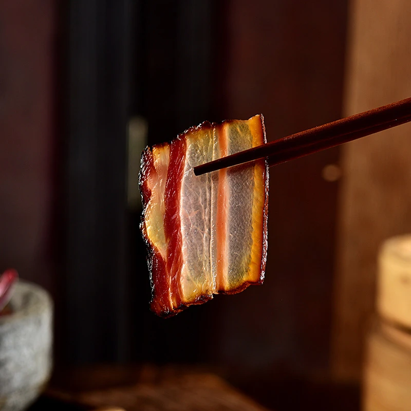 烟熏四川五花肉腊肉农家鲜肉制作放心肉源值得你选择传统熏制风味