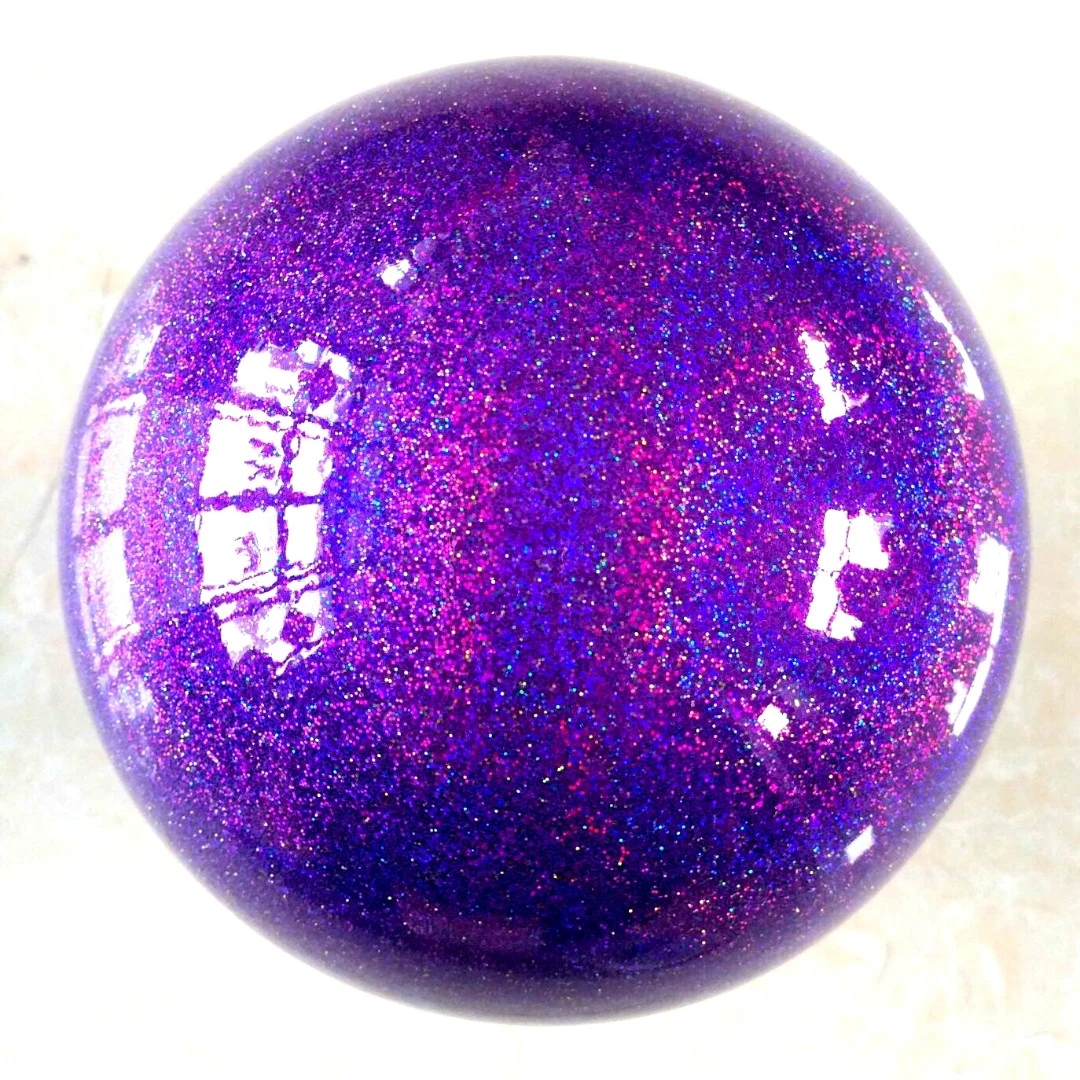 七彩新款卓旺球健身强体韵律操用球舞蹈器械 彩闪光效果 橡胶材质