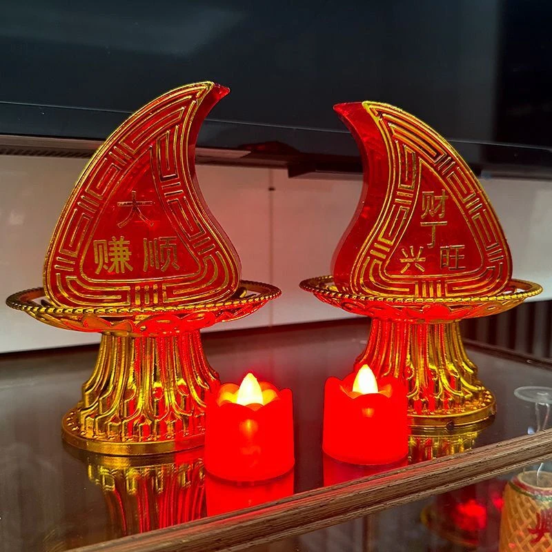 蜡烛灯潮汕中秋节拜月娘2023新款防风蜡烛灯罩拜月娘花灯元宵佳节