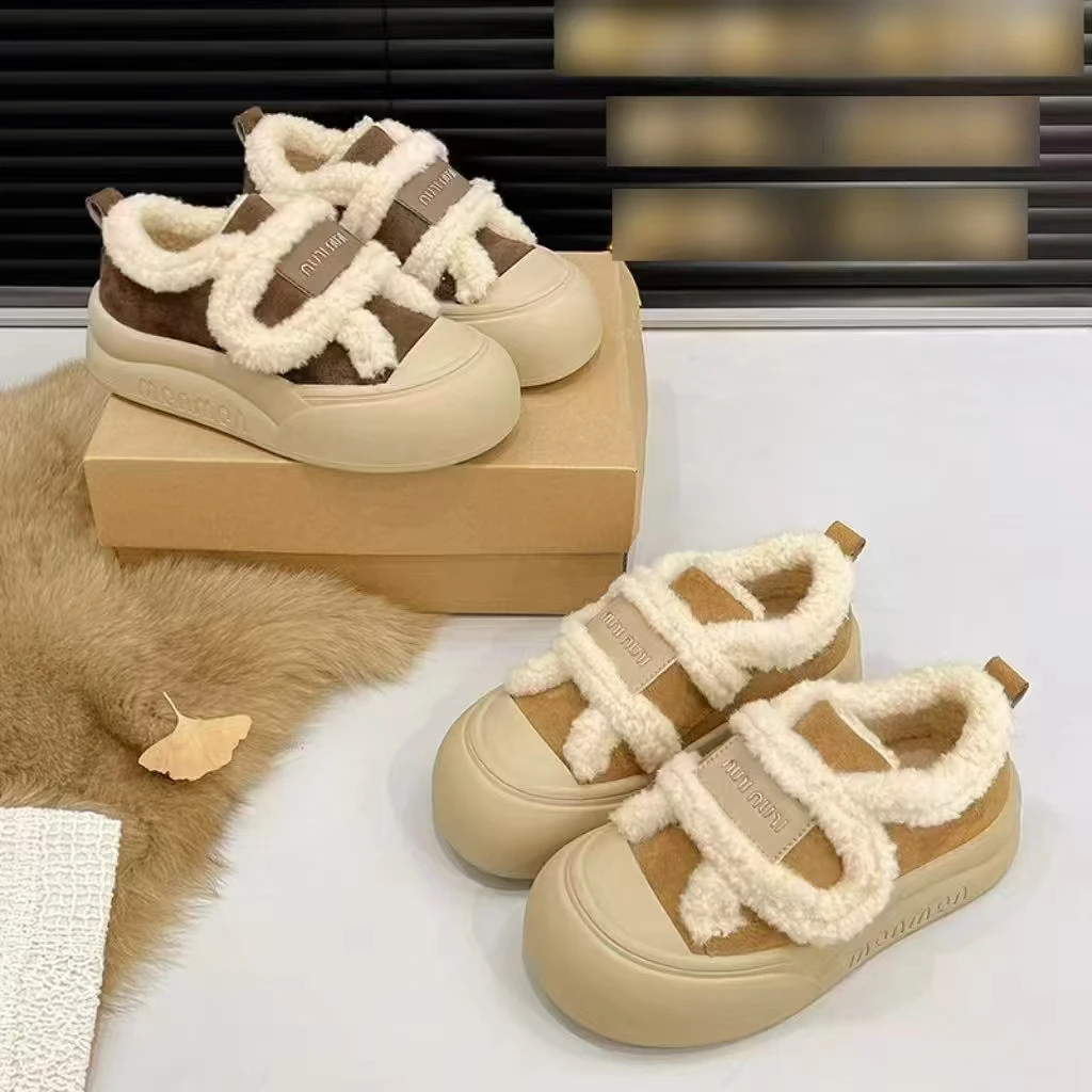 恩熙·R韩版复古魔术贴丑萌鞋9801