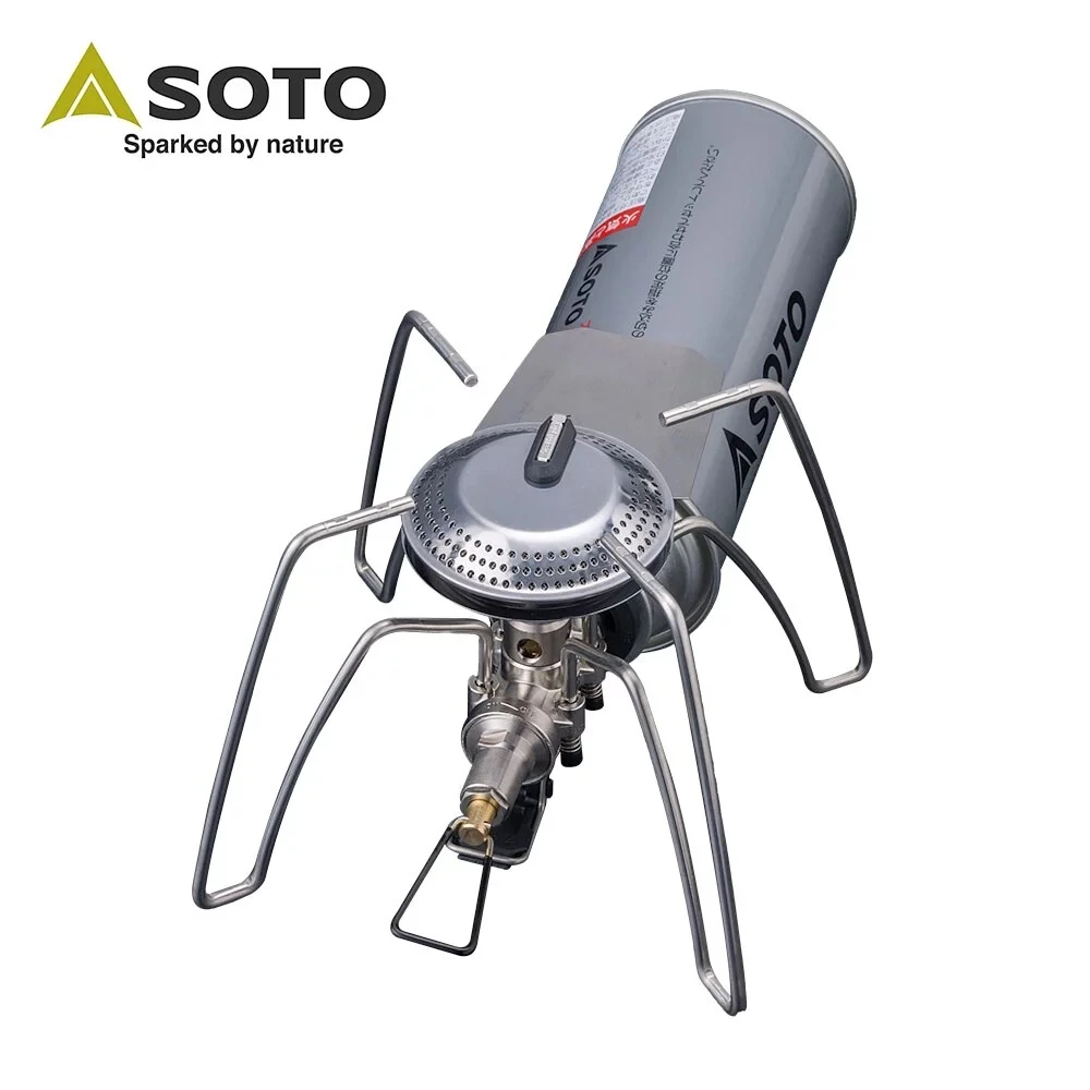 SOTO日本ST-340迷你蜘蛛炉户外露营登山便携大火力卡式炉具燃气炉