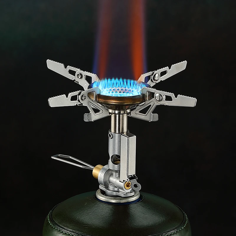 柯曼户外炫峰炉XD-2F稳压一体 可拆四脚架扁气高效防风野外炉具