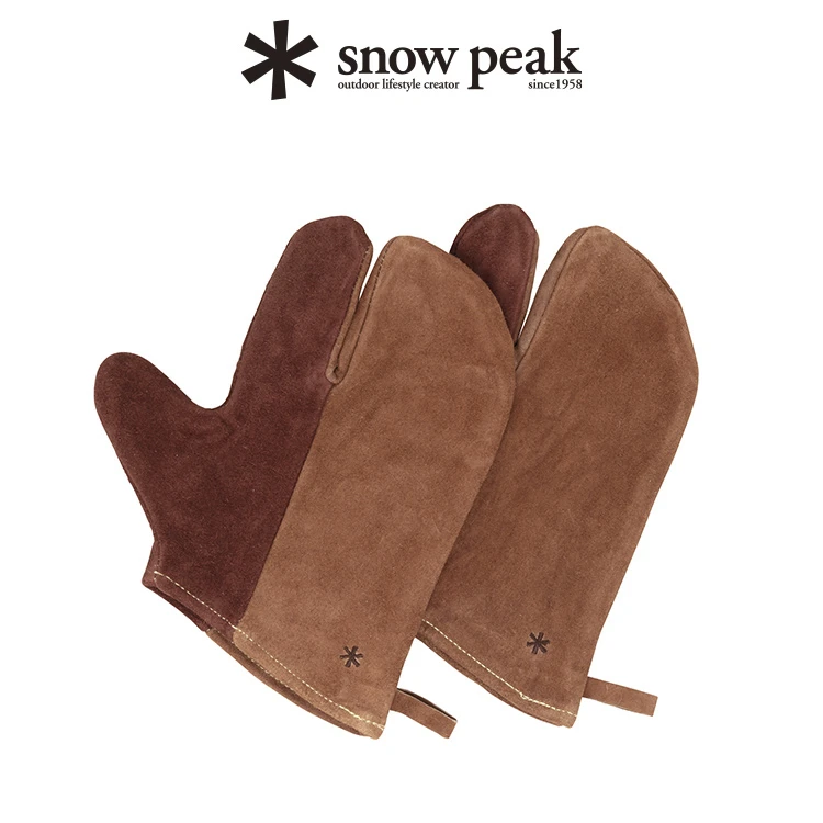snowpeak雪峰露营户外三指手套防火耐热烤箱手套UG-024