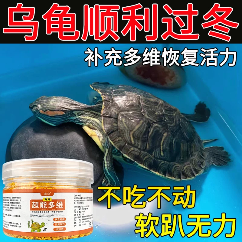 【宠物龟冬眠营养补充】食欲不振没精神电解质多维增强体力不生病
