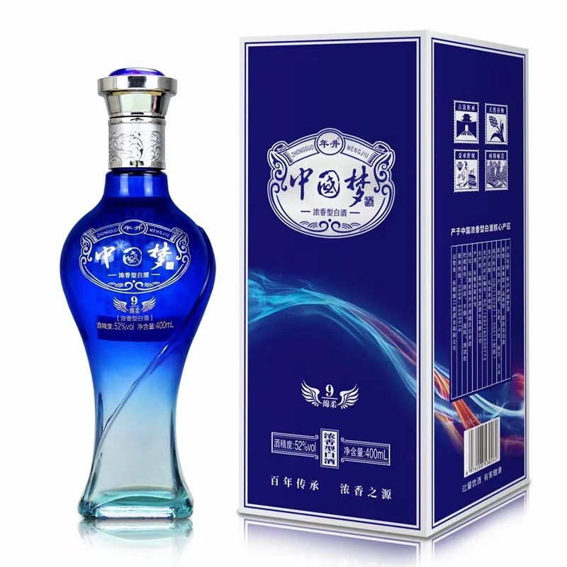 年井【酒水节】中国梦礼盒浓香型【无手提袋】白酒52度400毫升52度