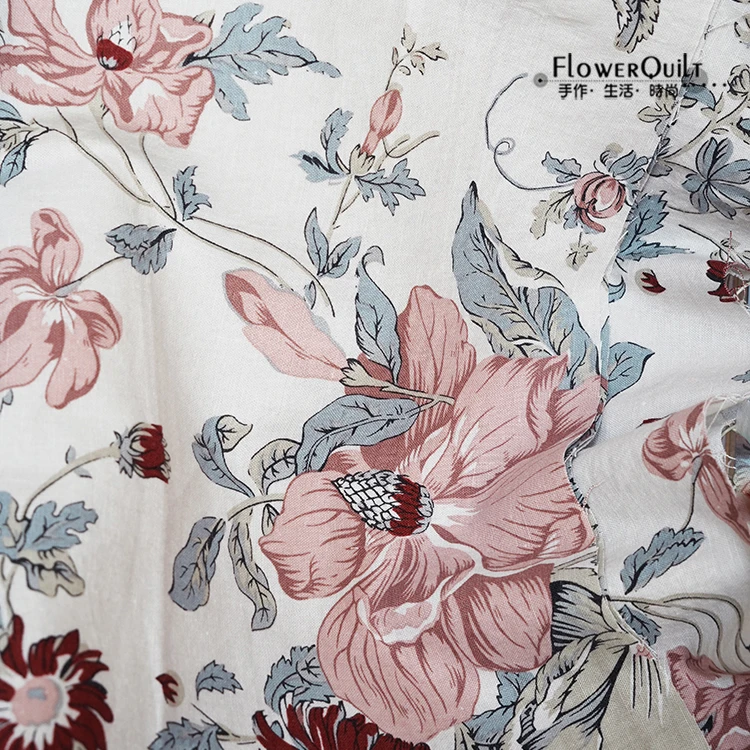 韩国进口棉麻布-绝代芳华  拼布手工DIY 娃衣洋裁制衣