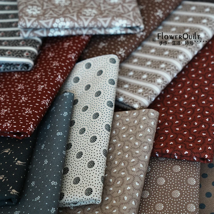 美国进口印花布-Historical Hennas手工洋裁DIY拼布娃衣桌布