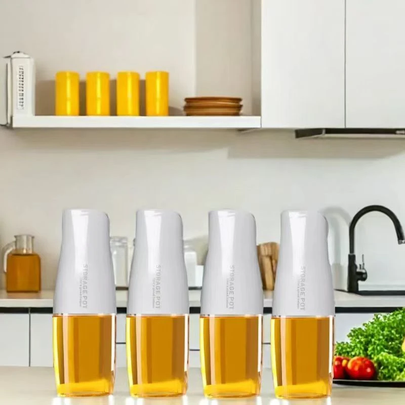 新品玻璃油壶自动开合防漏油罐壶厨房家用不挂油酱油调料瓶油瓶