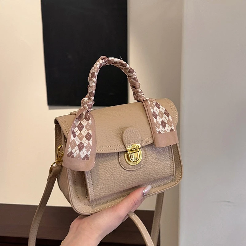 时尚手提包包网红气质百搭女士单肩包复古轻奢潮流斜跨包简约女包