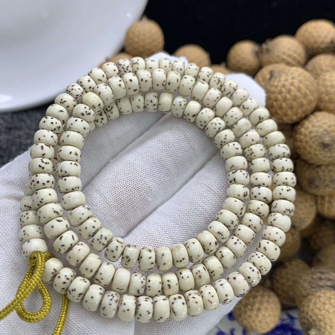 海南原生态迷你小尺寸星月菩提籽文玩手串油性好原生态工艺