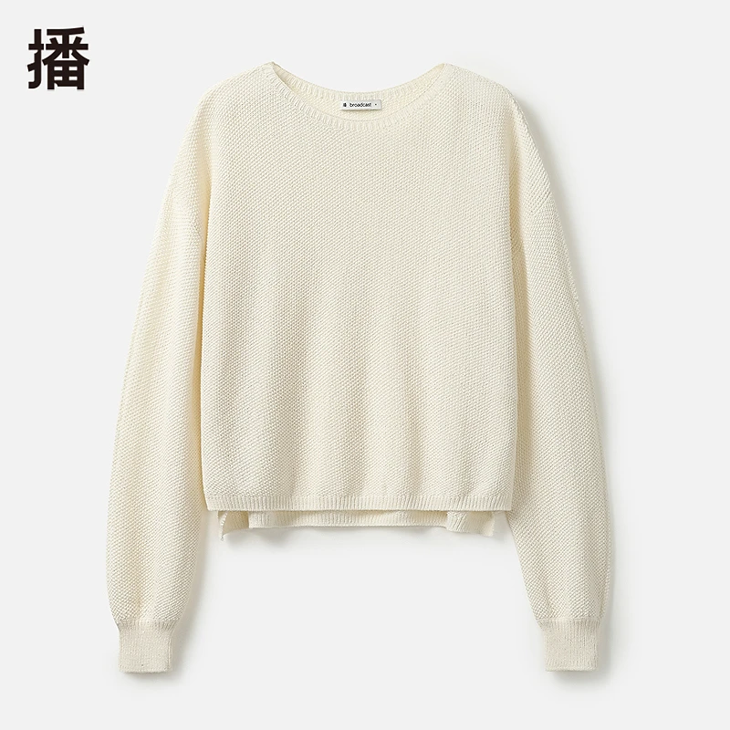 播高棉混纺毛针织衫BDR8SD3387