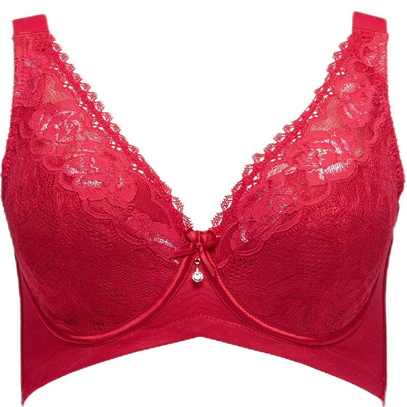 贝佳人调整型文胸薄款大胸显小文胸聚拢内衣全罩杯宽肩带BW962101