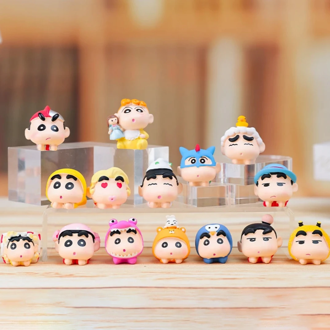 【主播代拆】 小新总动员一代萌粒小公仔