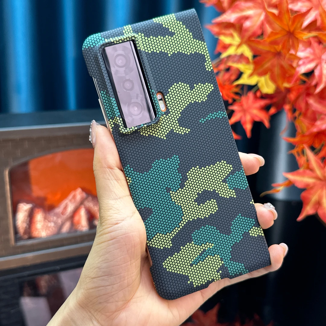 适用荣耀Magic V/VS手机壳新品凯夫拉折叠迷彩维纹壳防摔壳