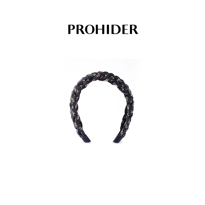 PROHIDER/颇嗨黑金铁链编制发箍