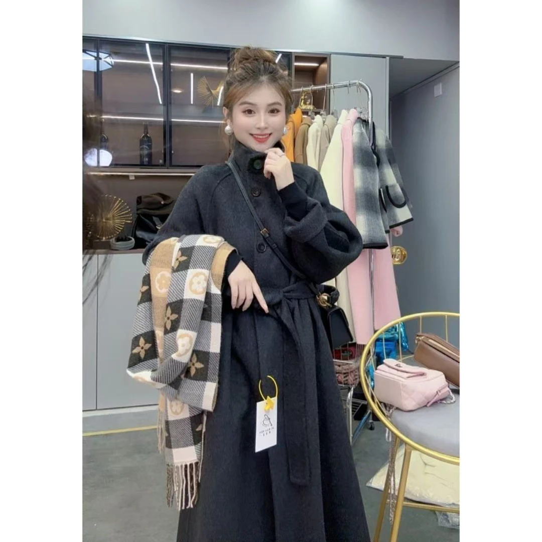 《月月专享》超绝氛围感韩剧百搭绵羊毛大衣JBP-A00282