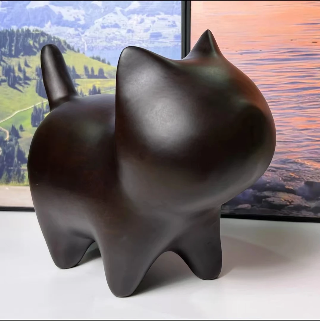 【小猫原木】檀木飘漆一物一拍原创