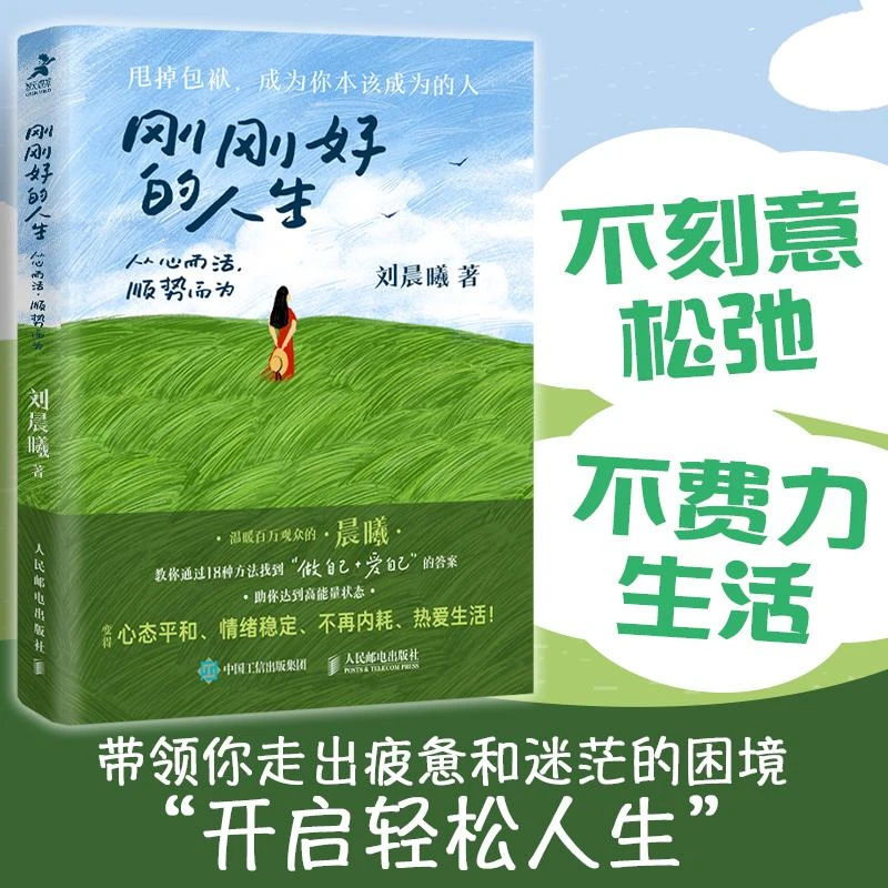 刚刚好的人生 从心而活 顺势而为 刘晨曦著停止精神内耗心理学书