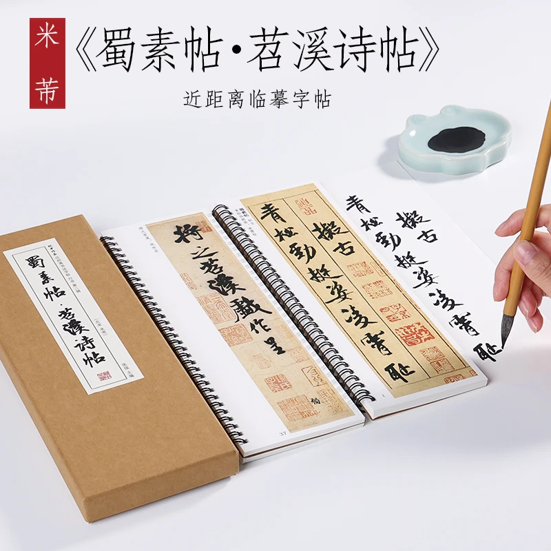 【尚品书法】米芾《蜀素帖·苕溪诗帖》近距离书法字卡