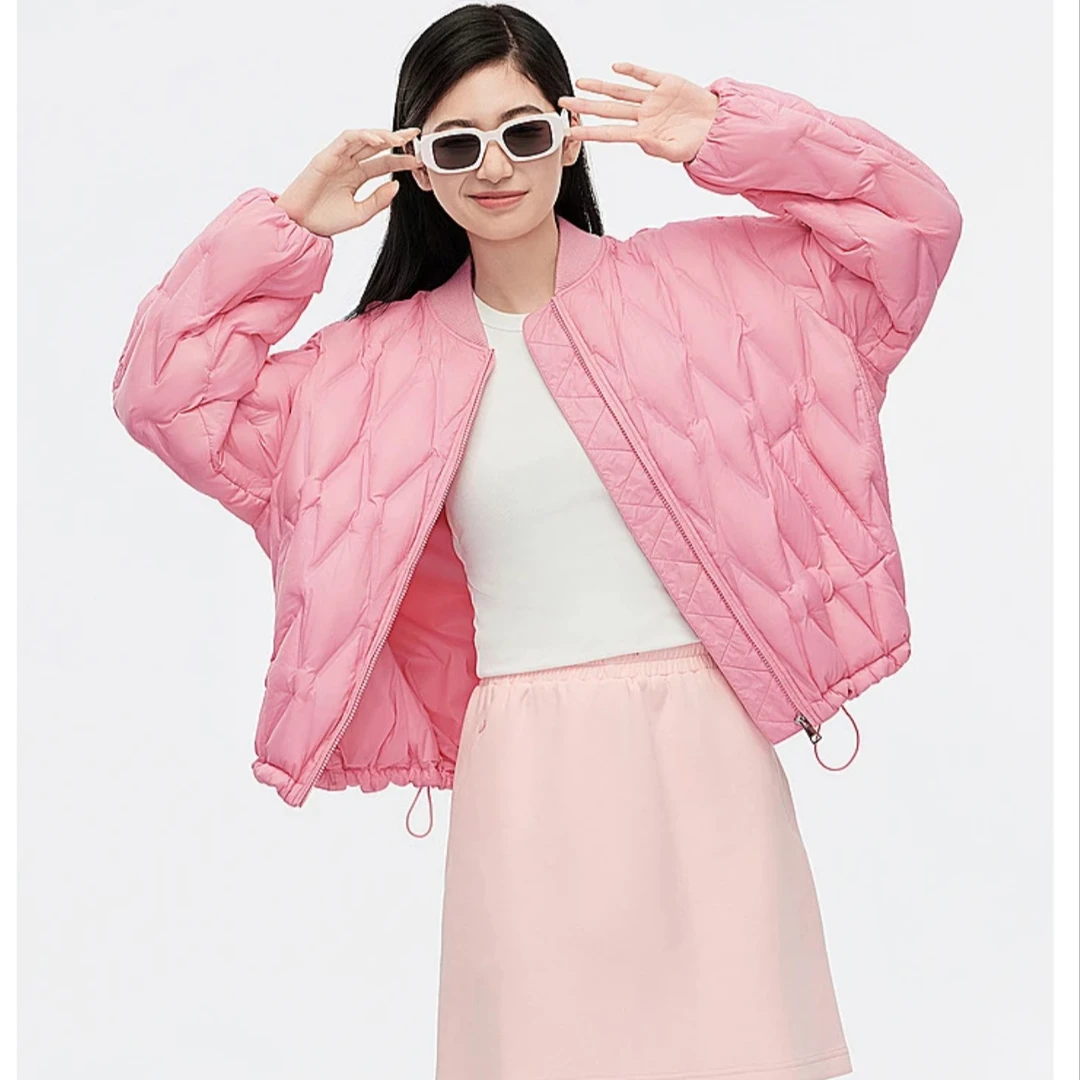 波司登2024秋冬季女款百搭外套休闲保暖短款羽绒服B40135306