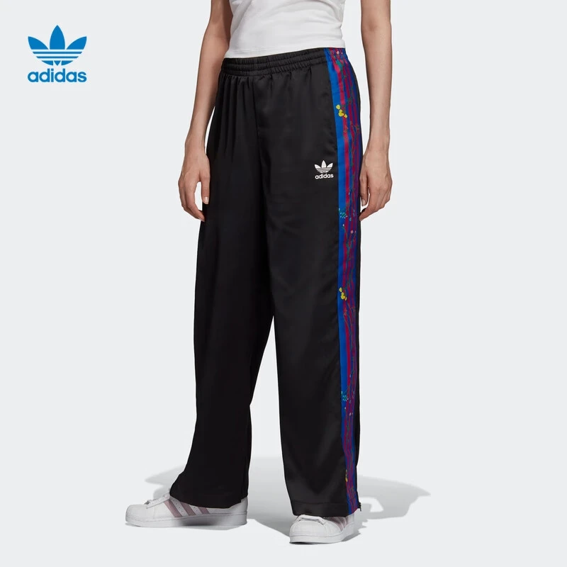adidas/阿迪达斯 三叶草女装舒适宽松运动裤阔腿裤 FL0031