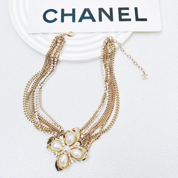 95新 Chanel/香奈儿 柚礼中古/香奈儿多层珍珠项链NC410023