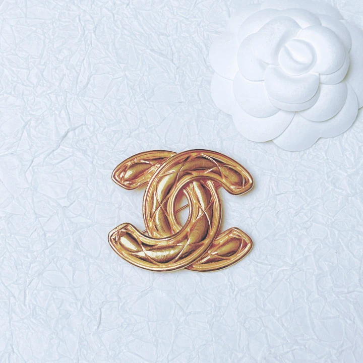 95新 Chanel/香奈儿 柚礼中古/双C小鸟大号胸针LZ412310，LZ406599