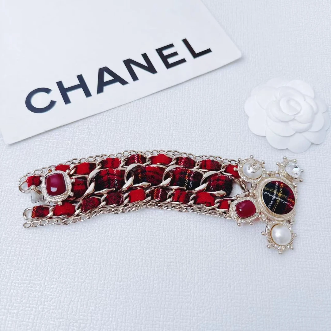95新 Chanel/香奈儿 柚礼中古/香奈儿爱丁堡手链LZ409712
