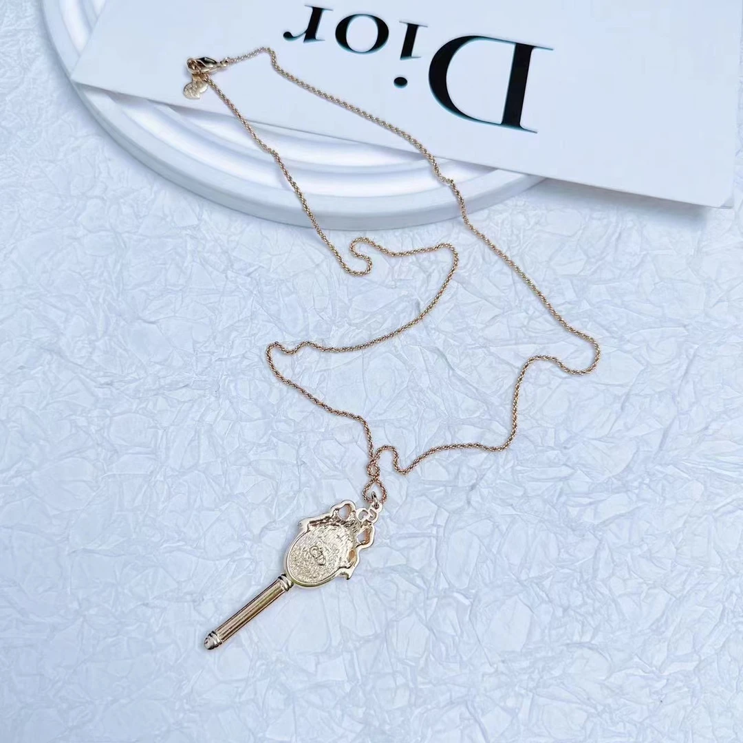 95新 DIOR/迪奥 柚礼中古/迪奥钥匙项链LZ408384