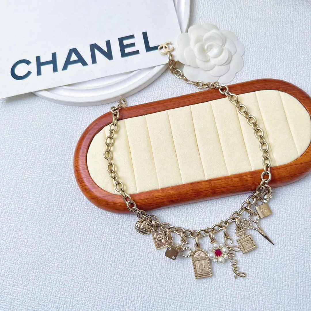 95新 Chanel/香奈儿 柚礼中古/香奈儿多元素项链lz410571