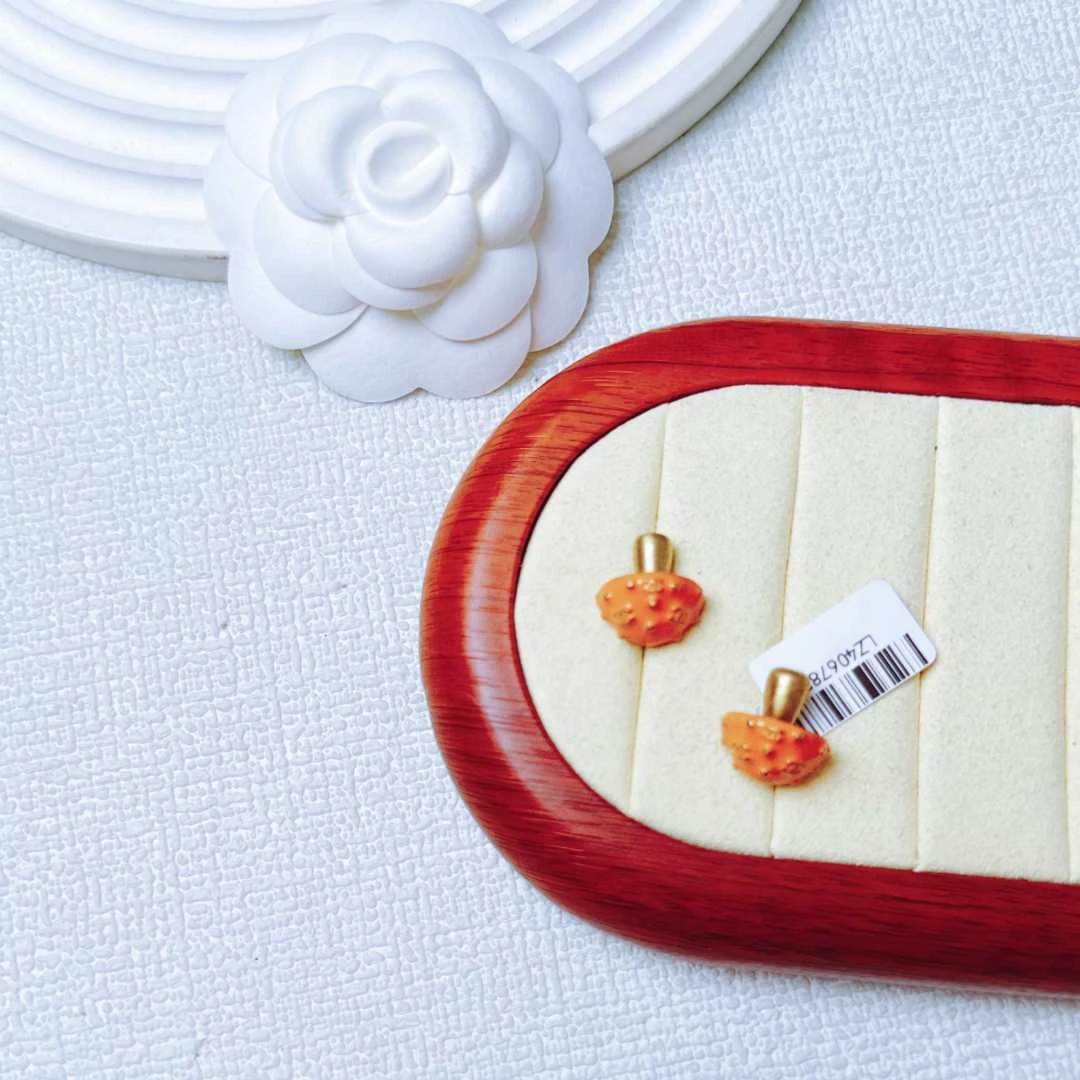 95新 Chanel/香奈儿 柚礼中古/香奈儿小蘑菇耳钉LZ406783