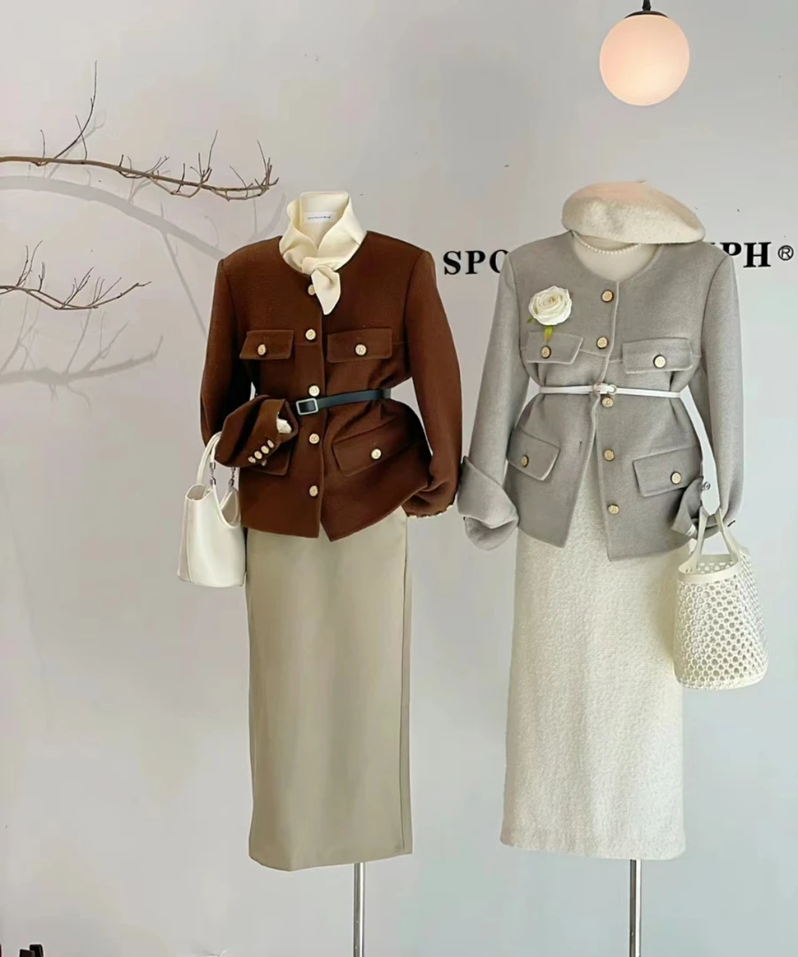 （扣号下单）服饰下单默认瑕疵请留言备注主播编码圆领大摆九分袖