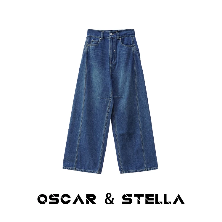 OSCAR&STELLA【进口土耳其】 水洗宽松潮流牛仔裤 146 245016