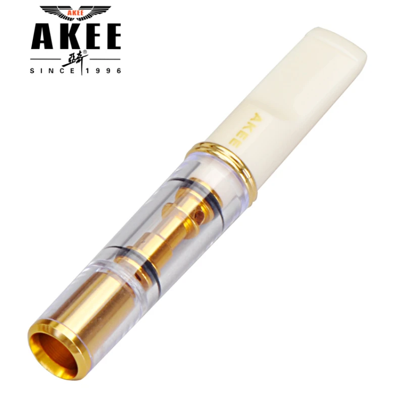 大船亚奇烟嘴AK608欧式经典粗细两用循环型清洗型过滤器送便携盒