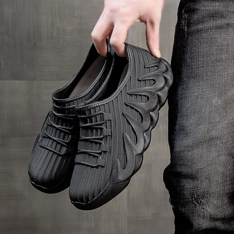 单鞋防滑软底短筒柔软厨房家居春夏季防水鞋男雨鞋男雨靴浅口厚底