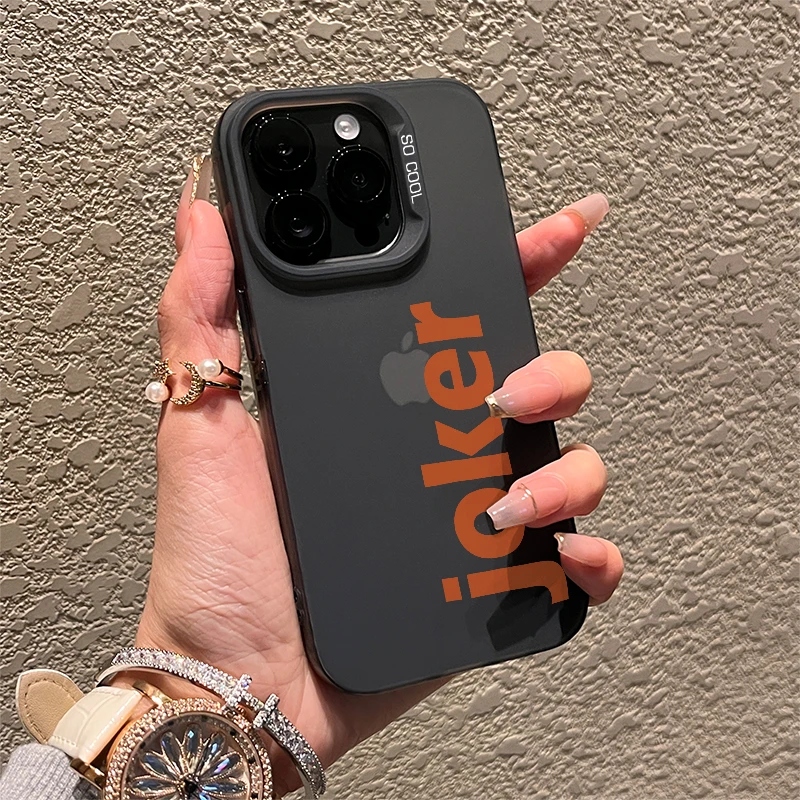 JOKER苹果15/14/13龙年元气壳软套潮牌软胶11/12防摔软壳xs/xr新