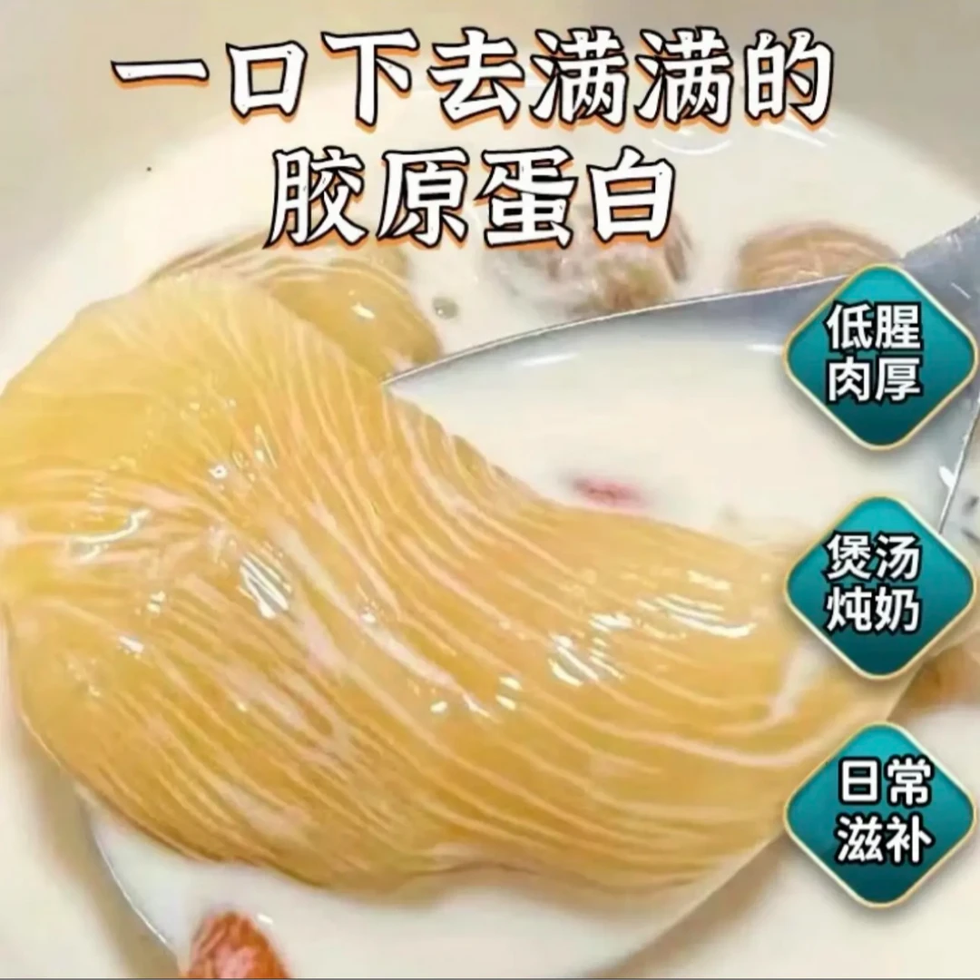 黄花 珍珠胶老胶鱼胶炖牛奶炖汤炖鸡食用250-500克炖汤甜品