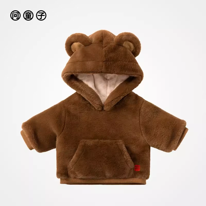 问童子 玩偶服装 卫衣/家财万贯 刺绣毛绒连帽衫潮玩着替