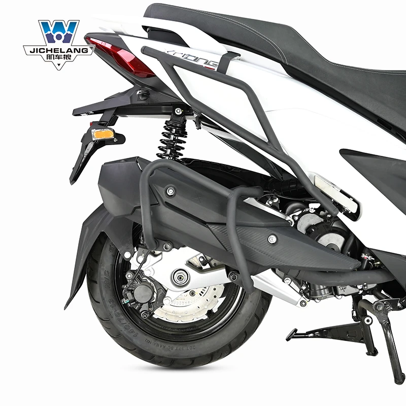 肌车狼 适用于光阳赛艇ST250排气管防护杠保险杠防摔杠防撞保护杠