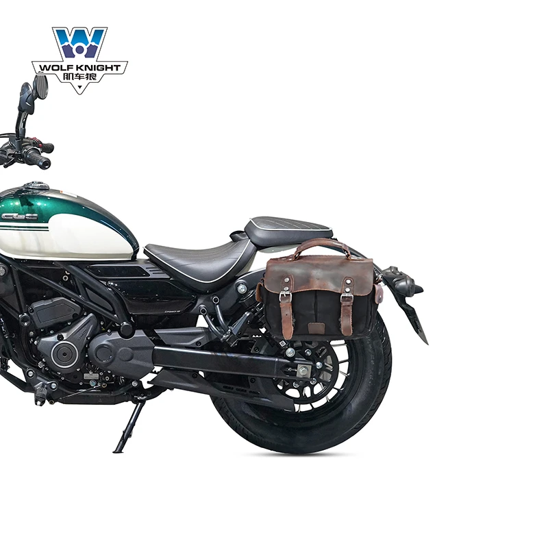 肌车狼适用于春风250CLC帆布包商务电脑包公文包边包改装件带快拆