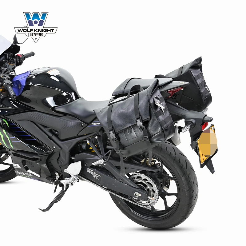 肌车狼适用雅马哈YZF-R3侧边包边包可装头盔半盔全盔锁改装快拆架