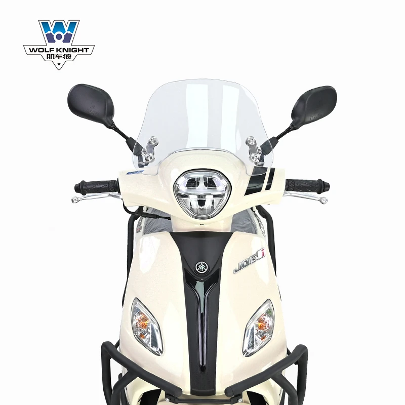 肌车狼适用23款雅马哈巧格i125plus挡风玻璃挡风板加高改装前风挡