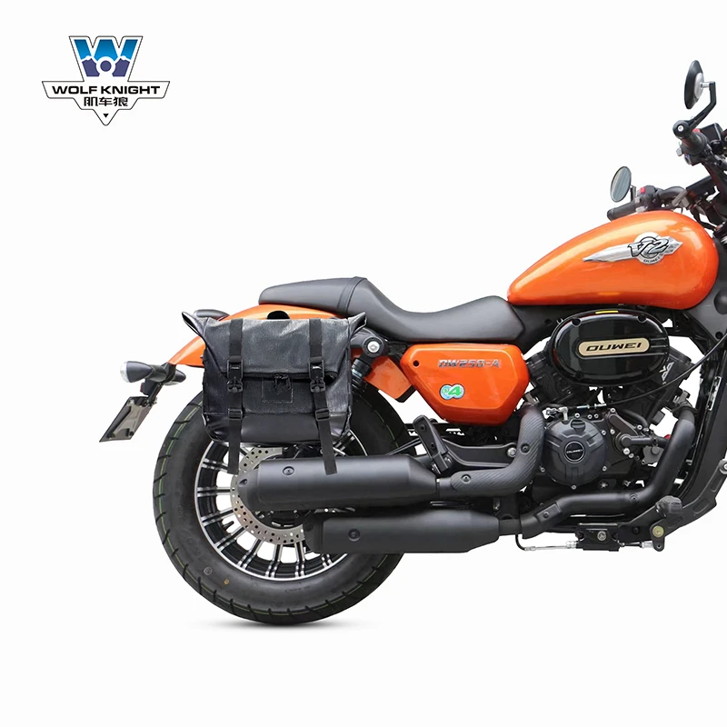 肌车狼适用于欧微金戈边包侧边包可装头盔半盔全盔专用快拆架带锁