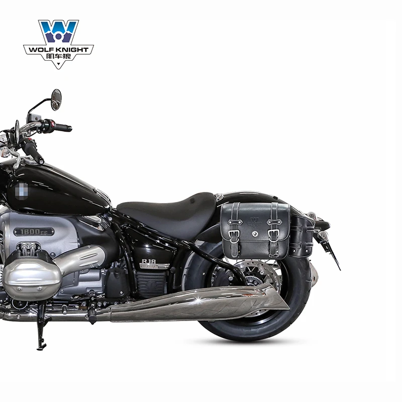 肌车狼 适用于宝马R18边包侧边包复古边箱改装头盔包快拆专用防水