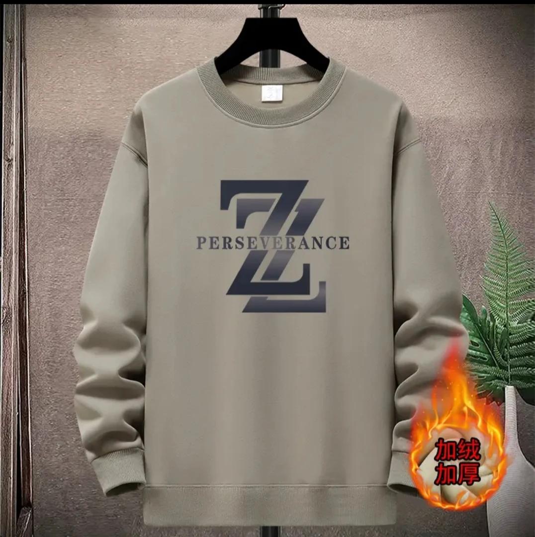 【春秋款卫衣】男士潮牌卫衣加绒学生圆领长袖套头百搭宽松（圆领ZZ）